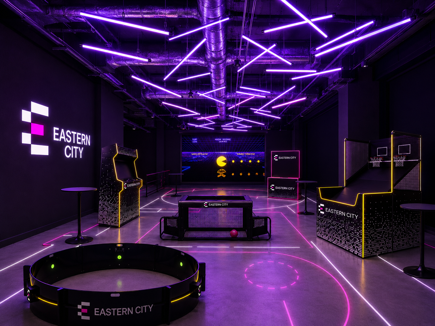 Eastern City Arcade at Hypha x Eastern City Studios