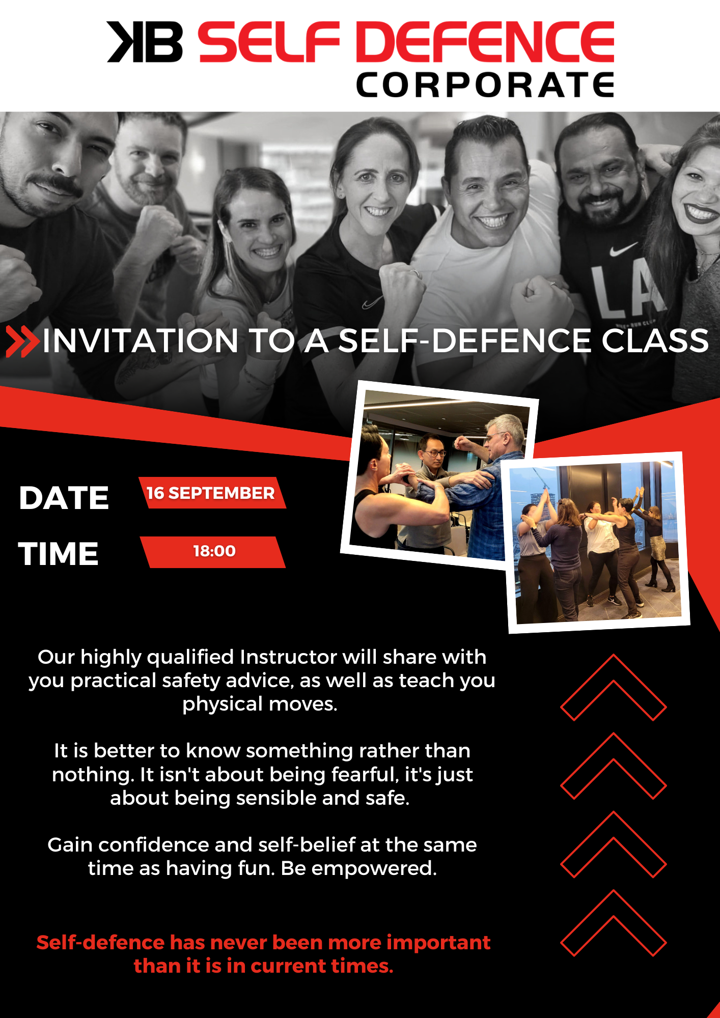 Eastern City Women’s Self-Defence Workshop